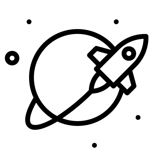 space travel logo